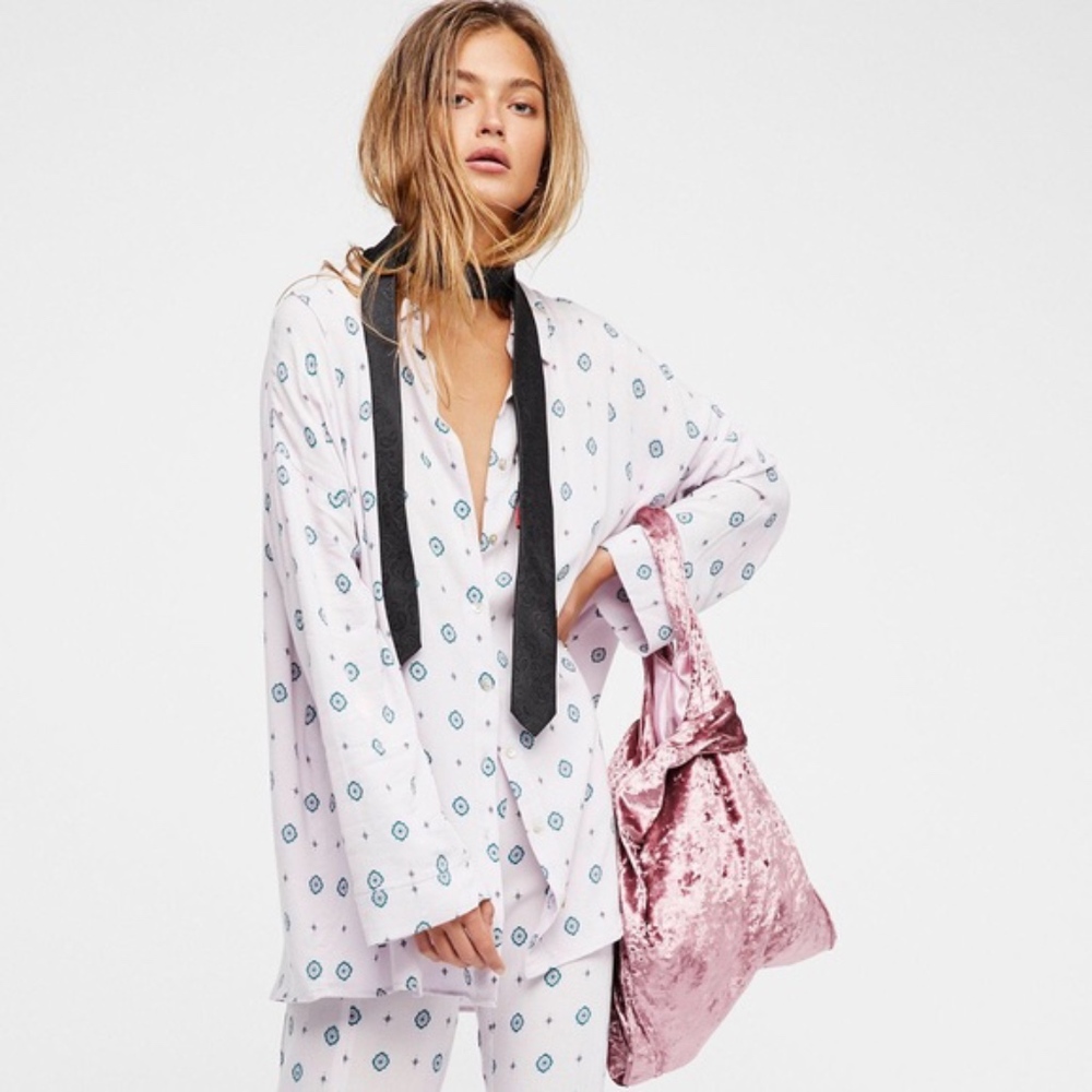 Free People "Shirt Up" top